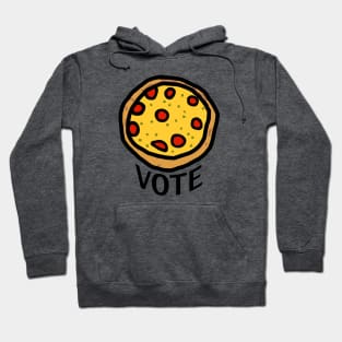 Pizza gets my Political Vote Hoodie